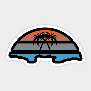 Vintage Miami Vice Style 1 Sticker